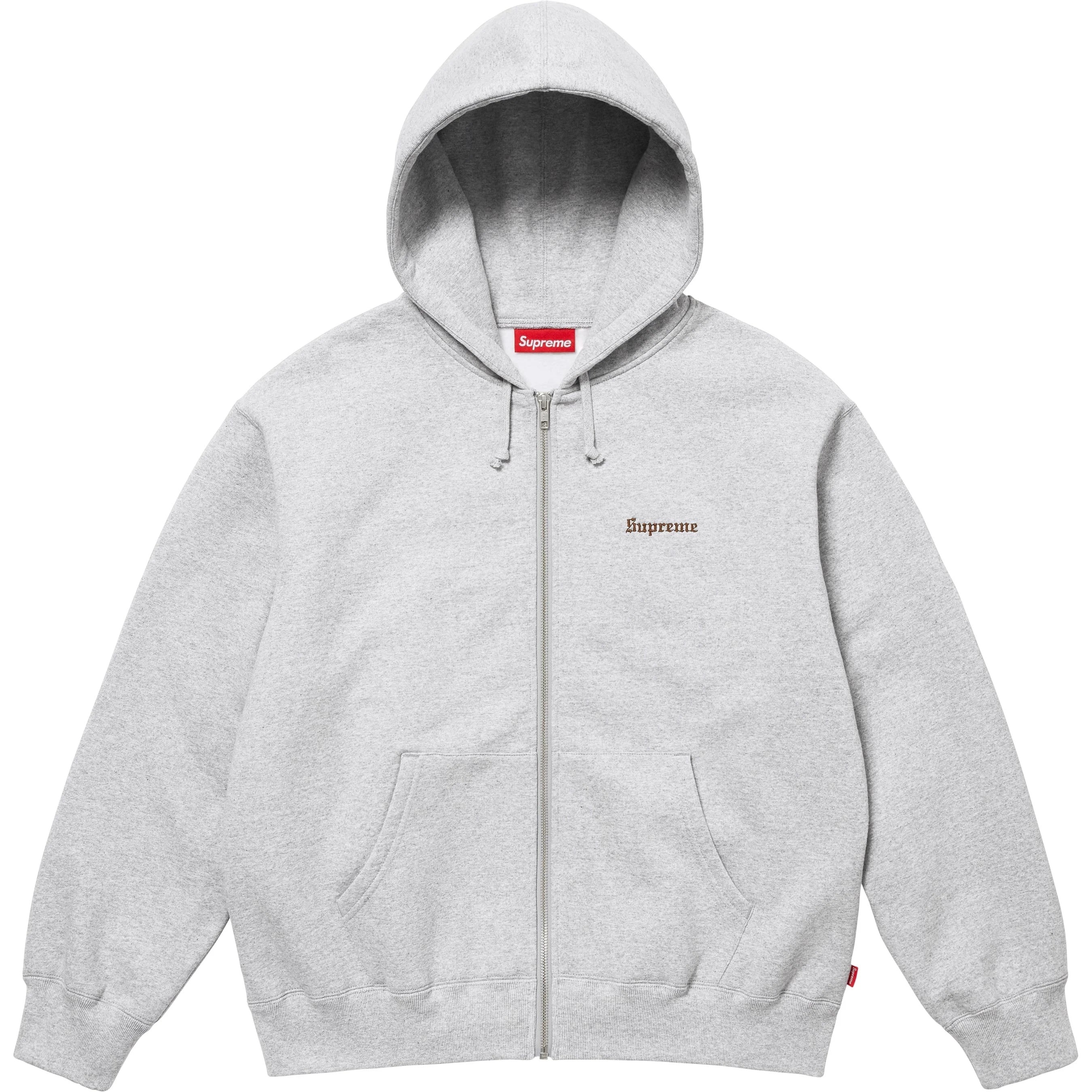 Crest Zip Up Hooded Sweatshirt view 3